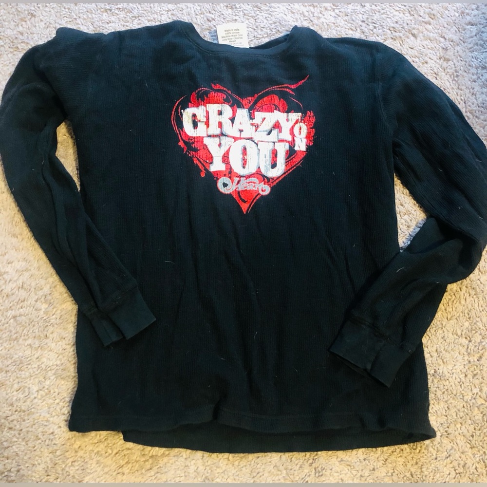 HEART Crazy on You thermal top XL